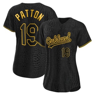 Stephen Piscotty Men's Oakland Athletics Alternate Jersey - Black Golden  Replica